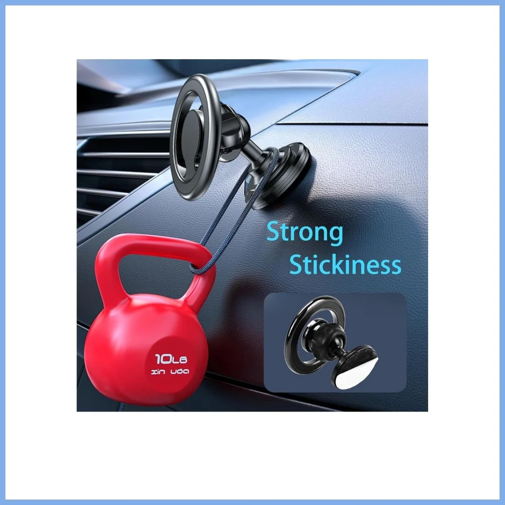 Magnetic Car Phone Holder Black NWT